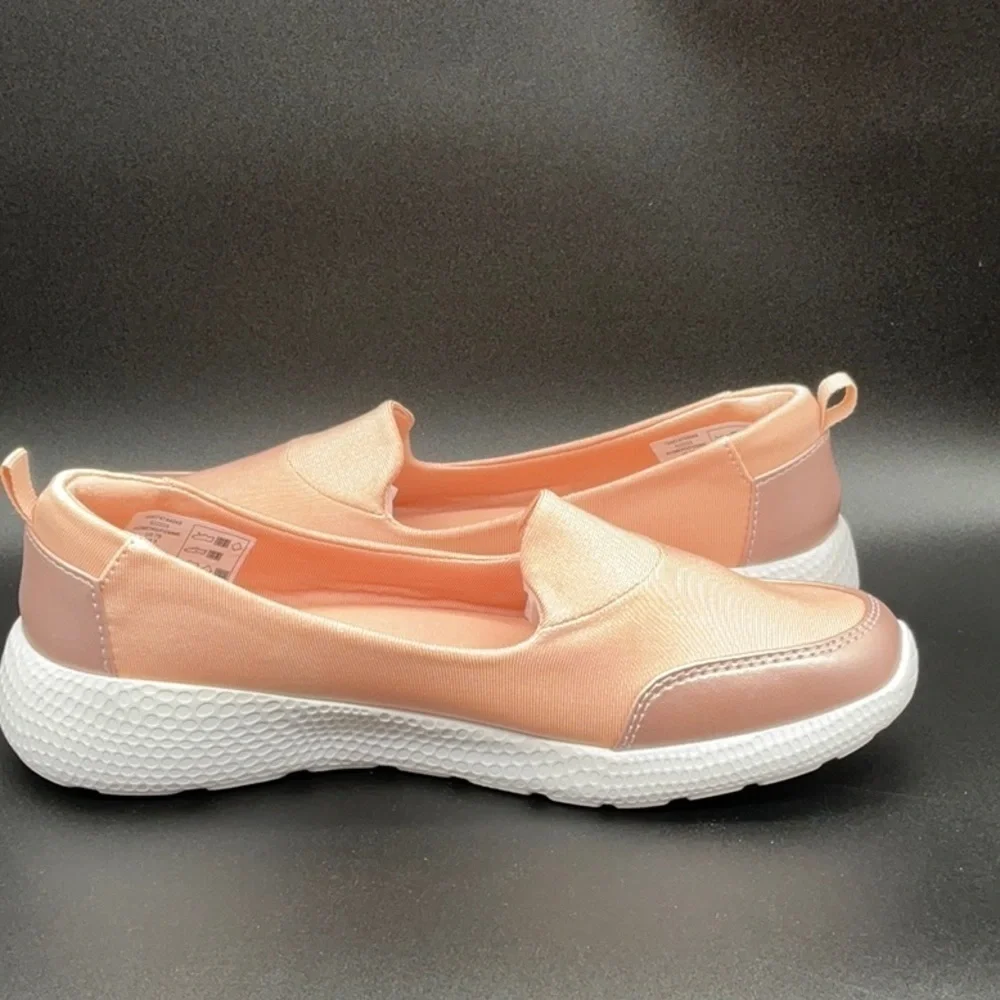 Land’s End - Rose Gold Metal Gatas Slip on Shoe